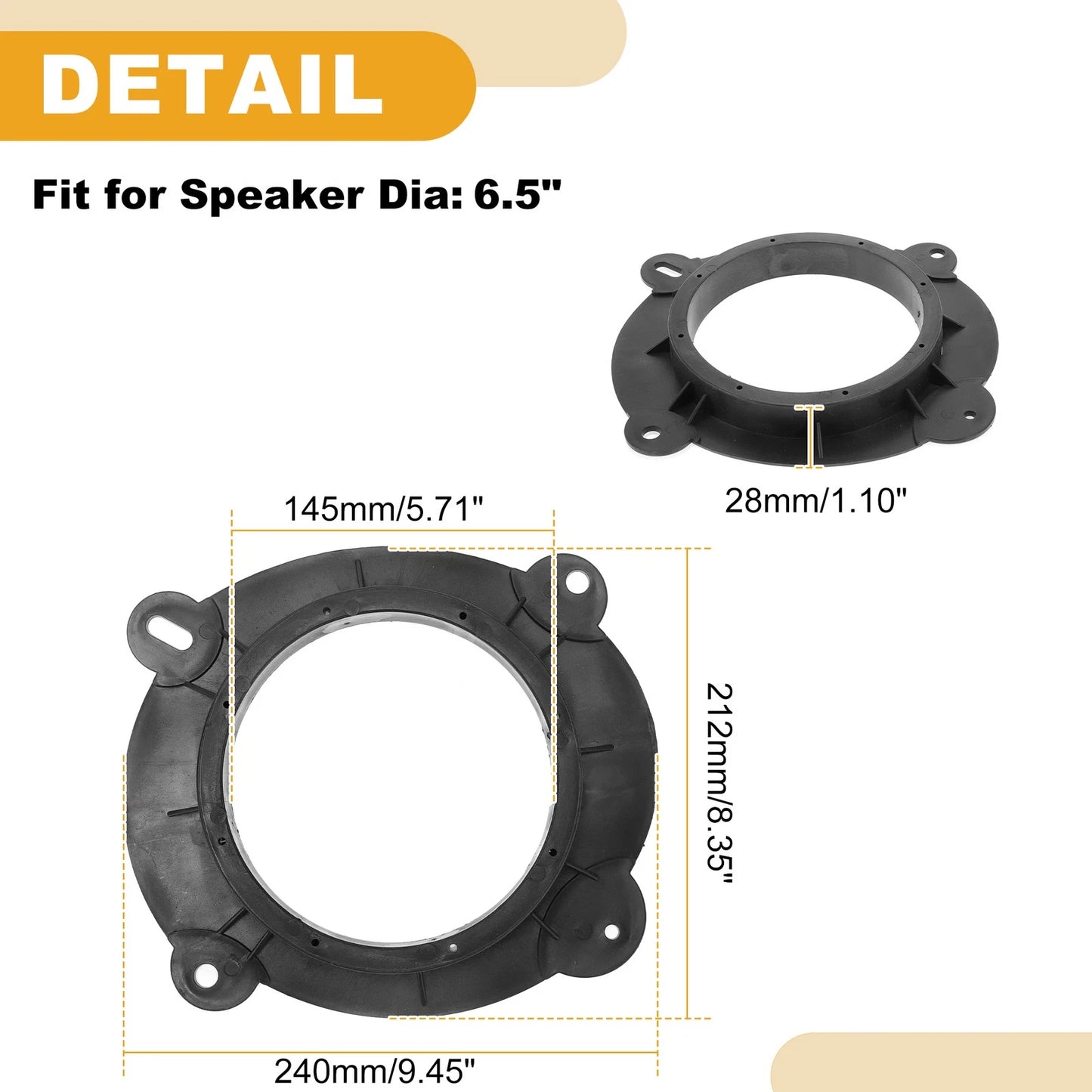 Tweeter Speaker Spacer Adaptor for Toyota Avalon (2019-2023)