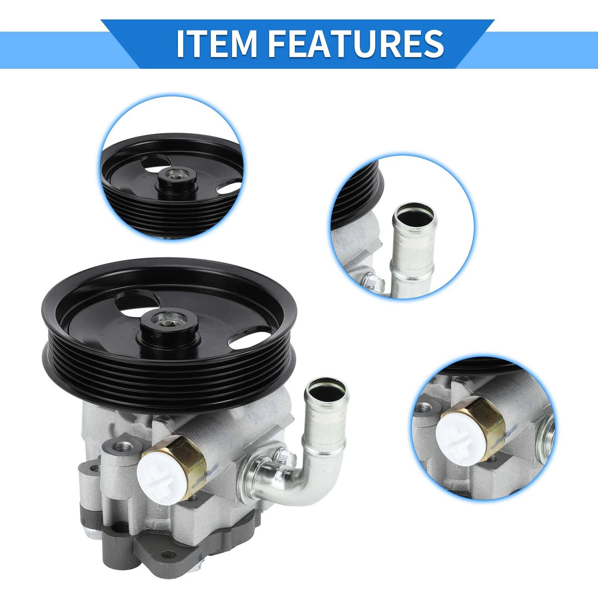 Power Steering Pump with Pulley for Jeep Grand Cherokee (2011-2020)