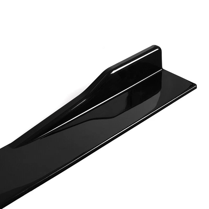 Gloss Black Side Skirts Extensions for Infiniti G37 Sedan Coupe (2008-2013)