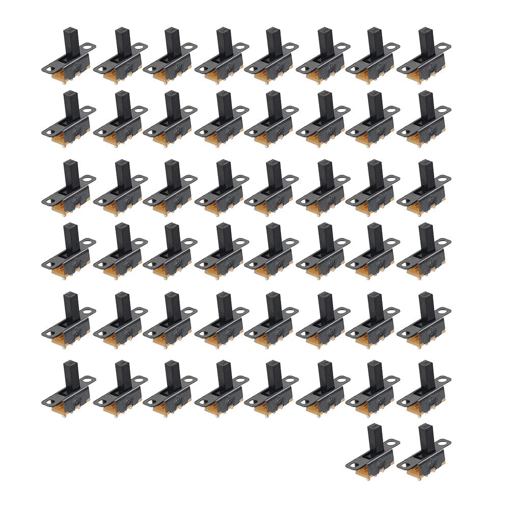 50 x 8mm Vertical Slide Switch SPDT for PCB Panel - Compatible with Various Models