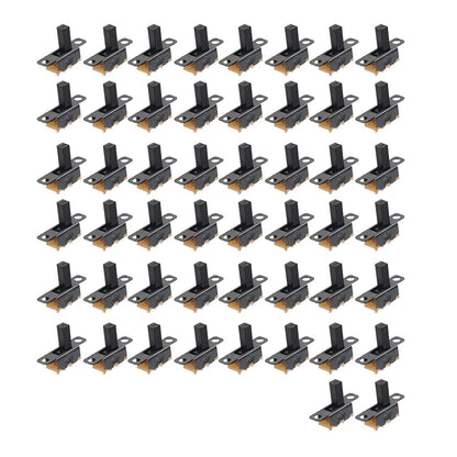 50 x 8mm Vertical Slide Switch SPDT for PCB Panel - Compatible with Various Models