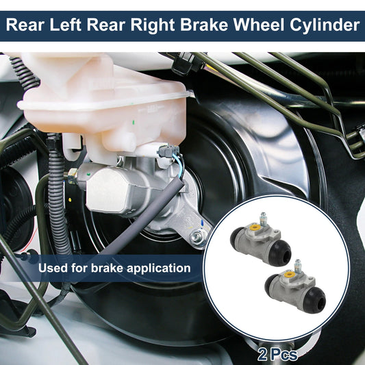 Brake Wheel Cylinder 2 x Aluminum Alloy for Toyota Sienna (2004–2010)