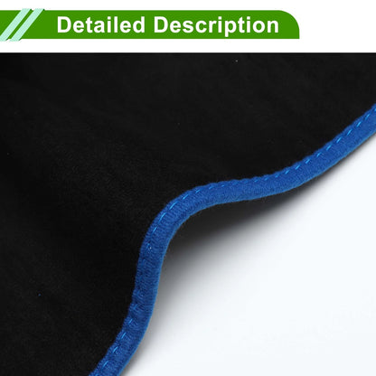 Dashboard Cover Mat for Toyota Hilux Gun125 2017-2020 Black Blue