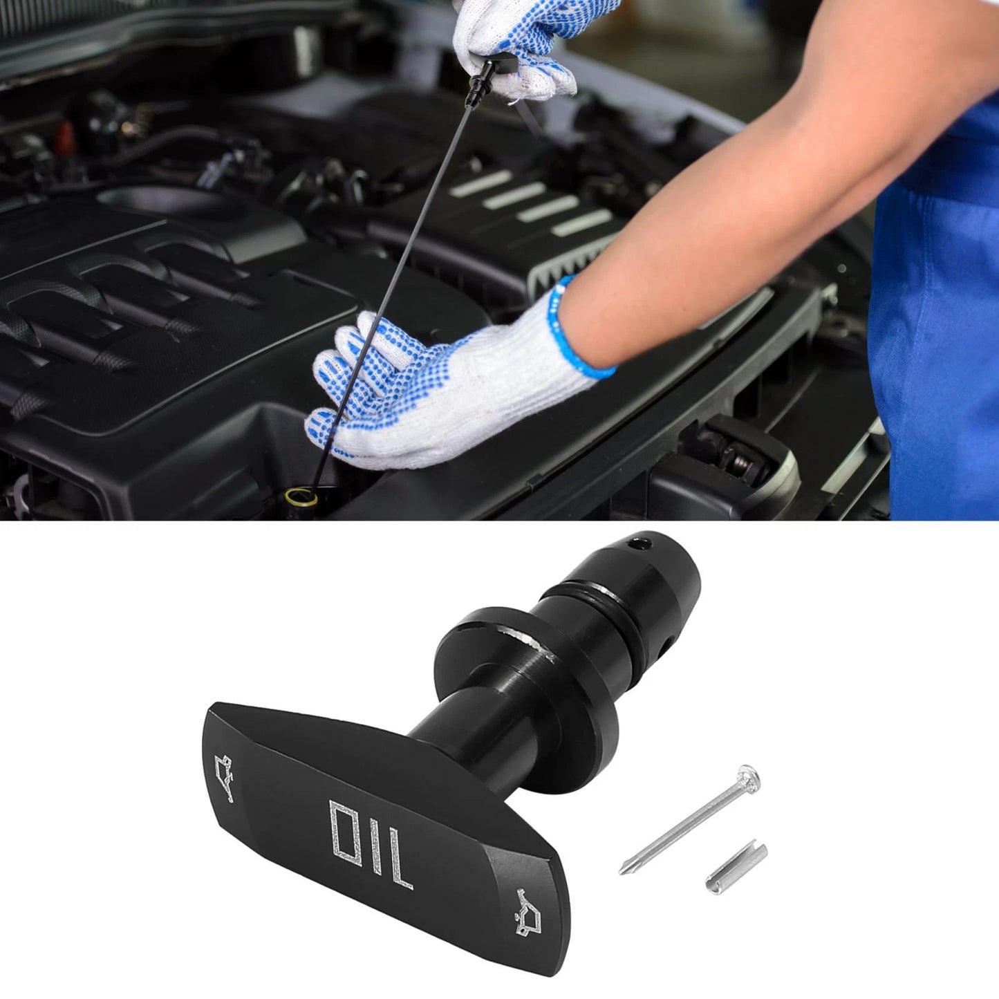 Oil Dipstick Pull Handle 5mm for Ford Mustang GT V8 GT500 (1999-2011) Black
