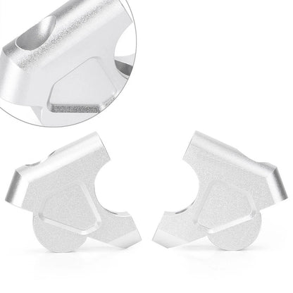 Silver Handlebar Risers for BMW R1200GS Adventure (2013-2017)