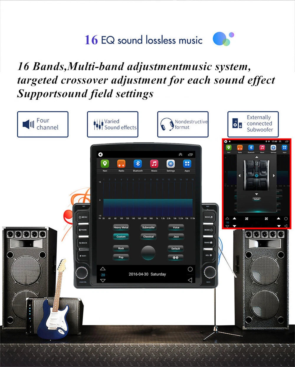 9.7" Android 13 Car Stereo GPS Navigation for Fiat Panda (2003-2012)