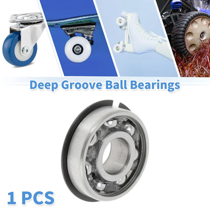 6201NR 12x32x10mm Deep Groove Ball Bearings for Scooter Skateboard Wheel