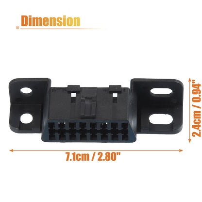 16 Pin OBD Female Connector 2 x Plug Shell with Terminals for Jeep