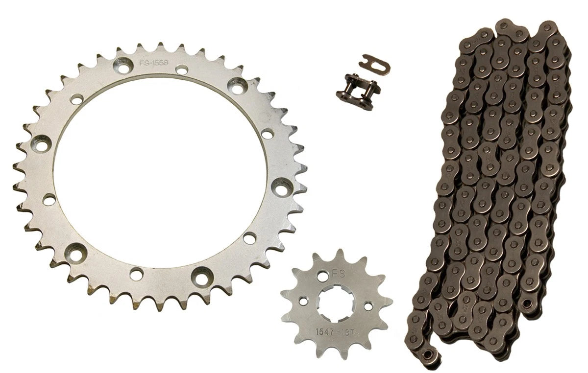 520x98 O-Ring Drive Chain & 13/40 Sprockets for Yamaha Warrior (1989–2004)