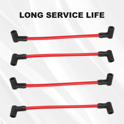 4pcs Spark Plug Wires for Johnson Evinrude 80-140 Hp V4 Outboards