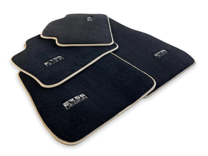 Premium Black Beige Floor Mats for BMW 1 Series E87 (2004-2013)