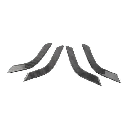 4 x Black Door Handle Cover Trim for Jeep Wrangler (2011-2017)