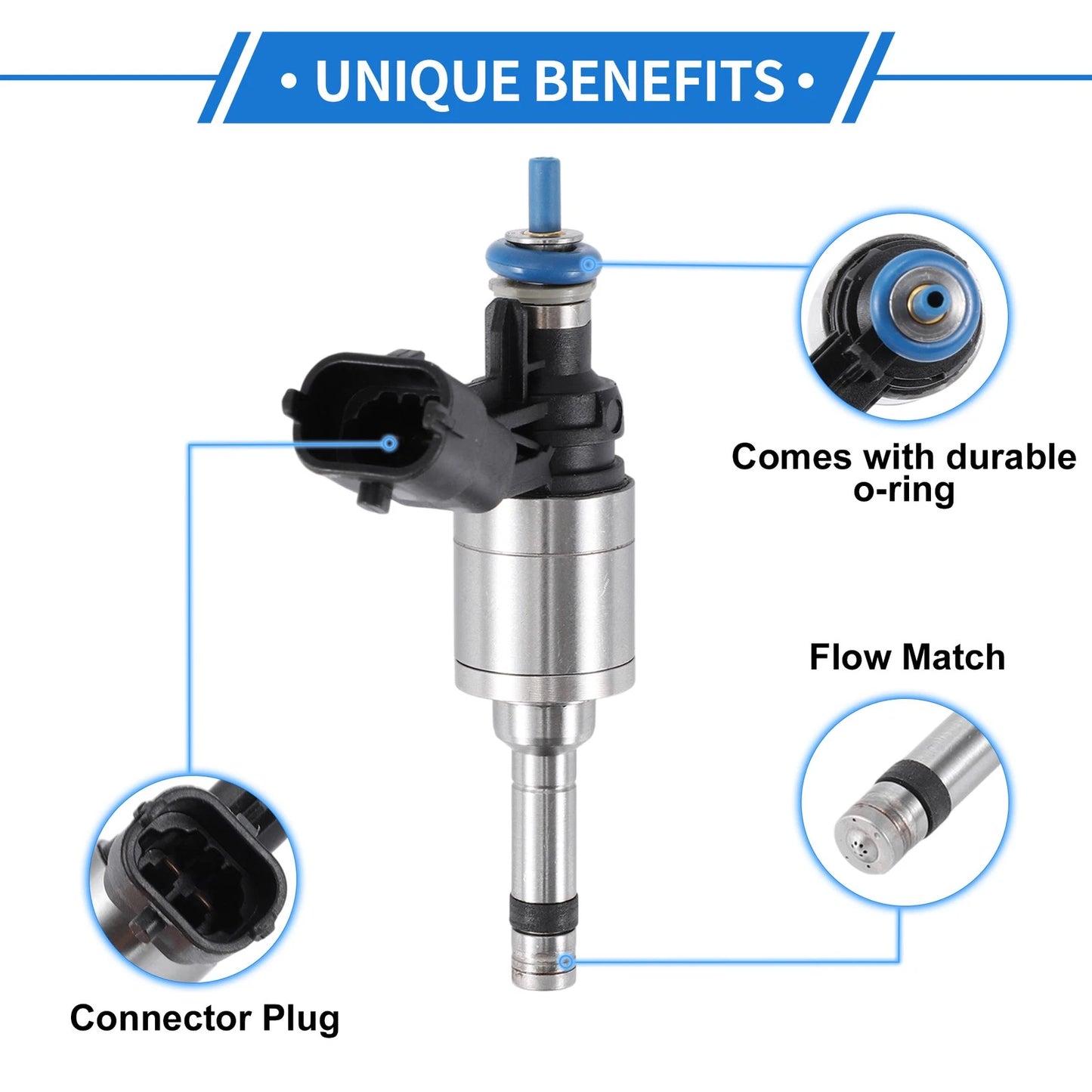 1 x Fuel Injector for Buick Regal 2.0L L4 (2011–2013)