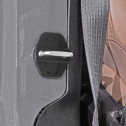 4pcs ABS Door Lock Cover Trim Protector for Jeep Wrangler (2018-2021)