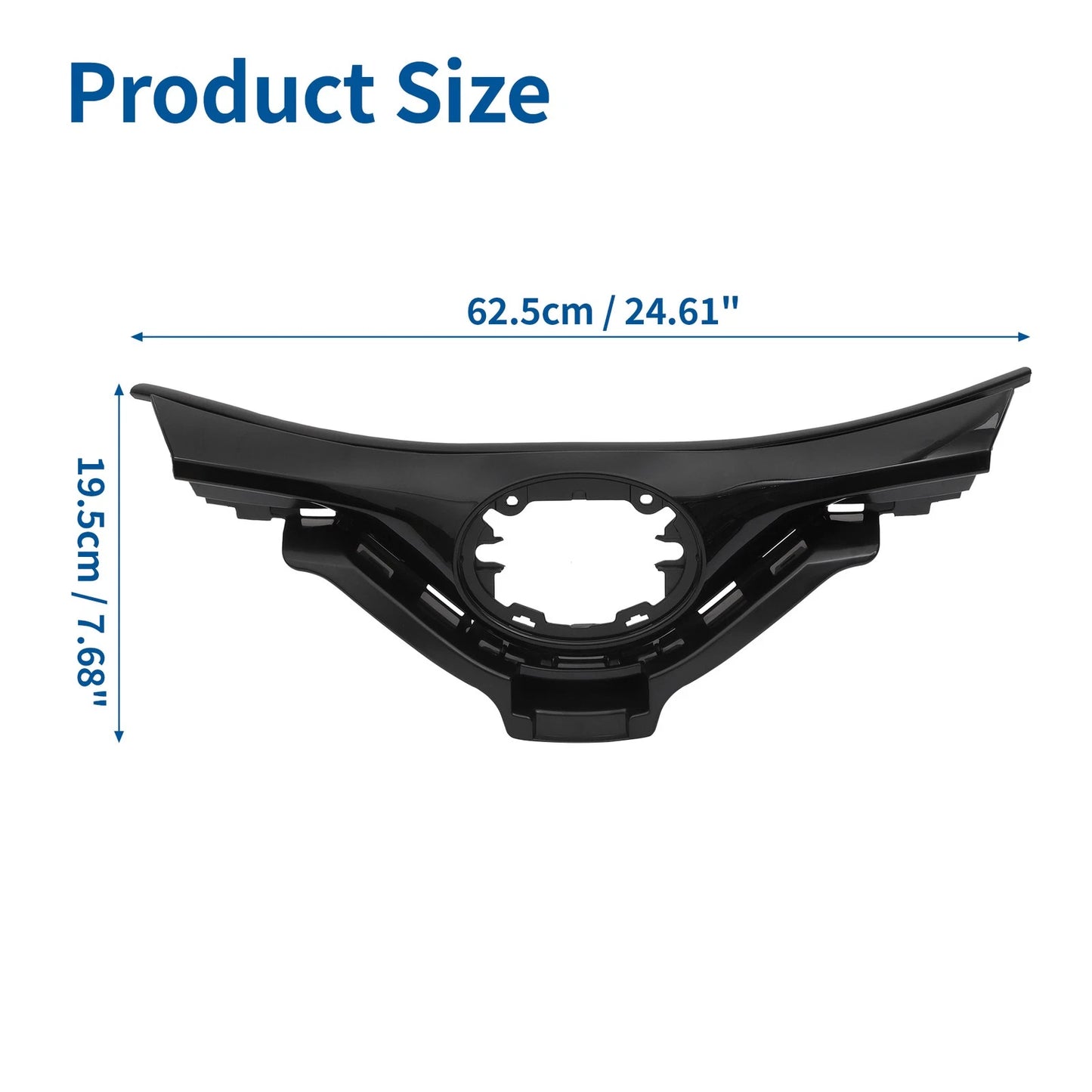 Front Hood Bumper Grille for Toyota CHR (2018-2019) Black