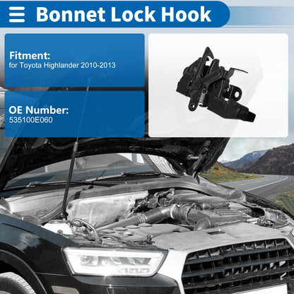 Hood Latch Assembly for Toyota Highlander (2010-2013)