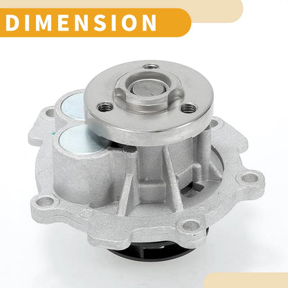Water Pump for Chevrolet Aveo I4 1.6L DOHC 2009-2011 with Gasket