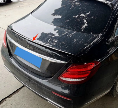 Boot Rear Spoiler Glossy Black for Mercedes Benz E-Class W213 (2016-2022)