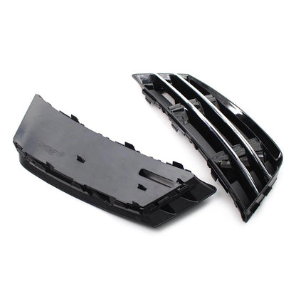 Front Bumper Fog Light Grille Covers 2 x Lower L + R for AUDI A4 B9 (2016-2018)