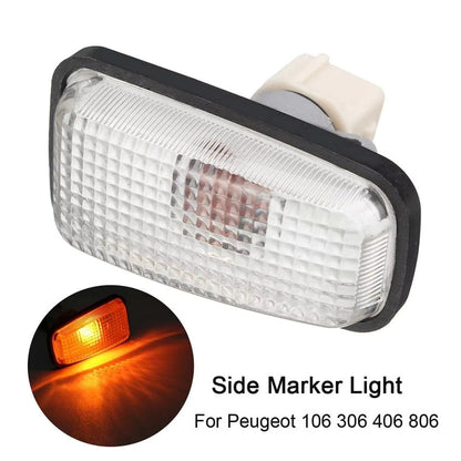 Front Side Marker Light Lamps for Peugeot 406 306 106 806 Citroen (1996-2004)