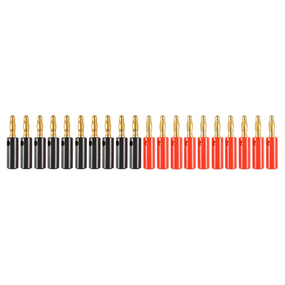 4MM Gold Plated Audio Speaker Cable Wire 2 x Banana Plug Connectors for Various Models