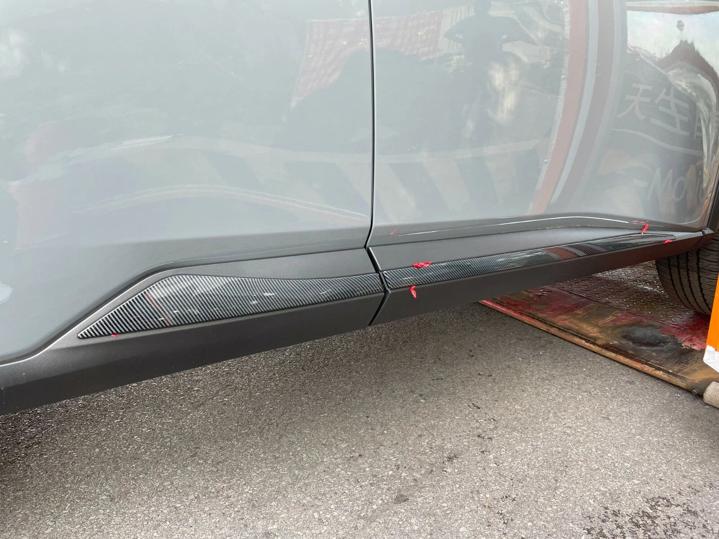 Carbon Fiber Style Door Body Side Molding for Nissan Rogue (2021-2023)