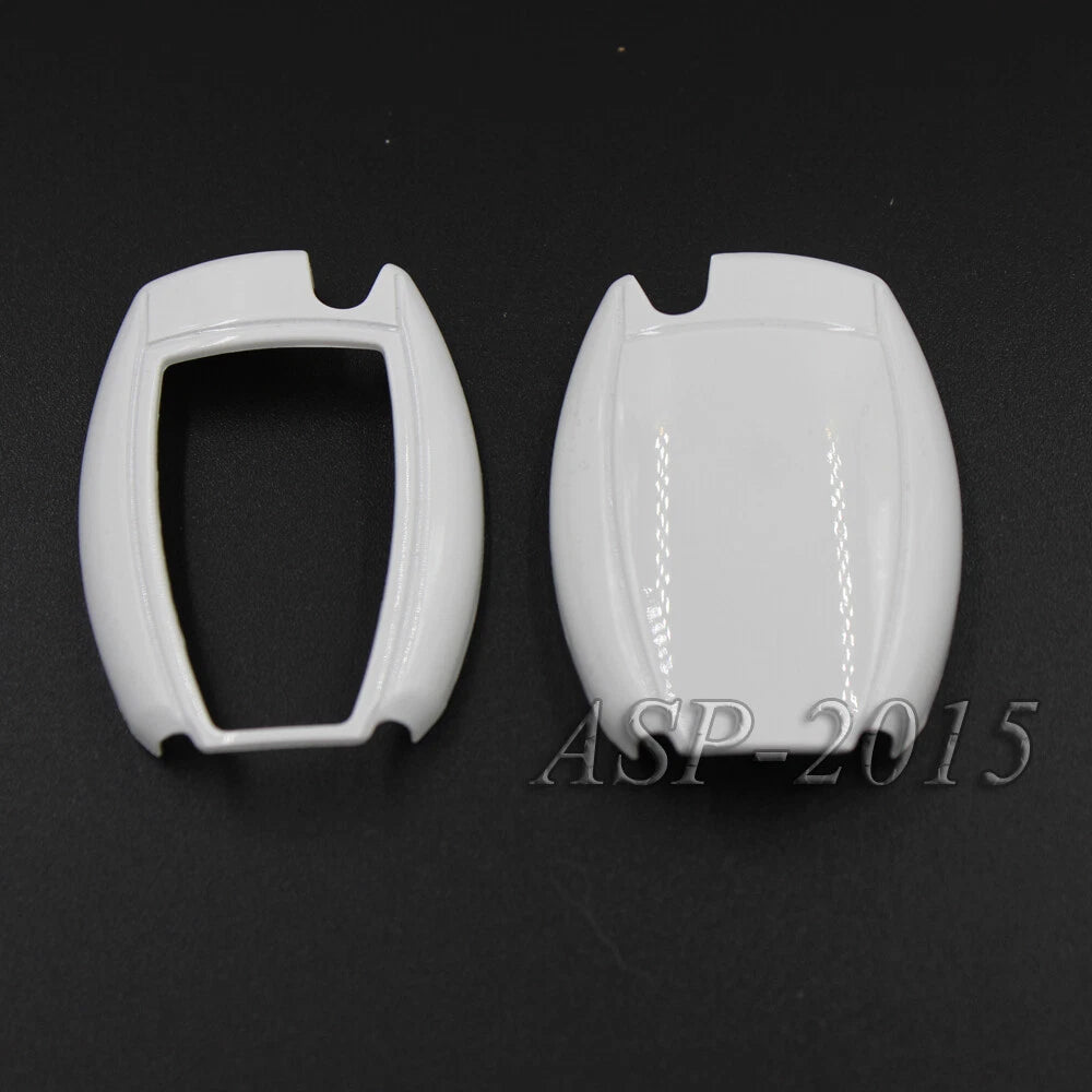 White Paint Plastic FOB Remote Key Shell Cover fit for Benz A B C E S GLC GLE