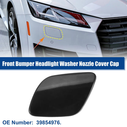 Front Left Headlight Washer Nozzle Cover for Volvo XC60 (2010-2013) Black