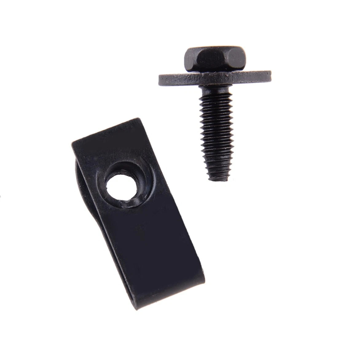 20 x Body Bolts & U-Groove Clips M6 Hex 10mm for Ford Truck