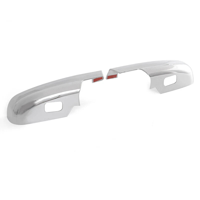 Chrome Lower Half Mirror Covers for 07-13 Chevy GMC Sierra Yukon XL (2007-2013)