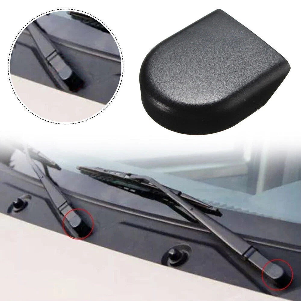 Wiper Arm Head Nut Cover Trim Black for Toyota Yaris Corolla Verso (2006-2018)