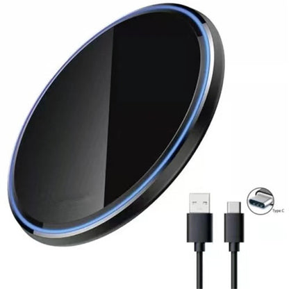 15W Wireless Fast Charger Pad Dock for iPhone Samsung Huawei