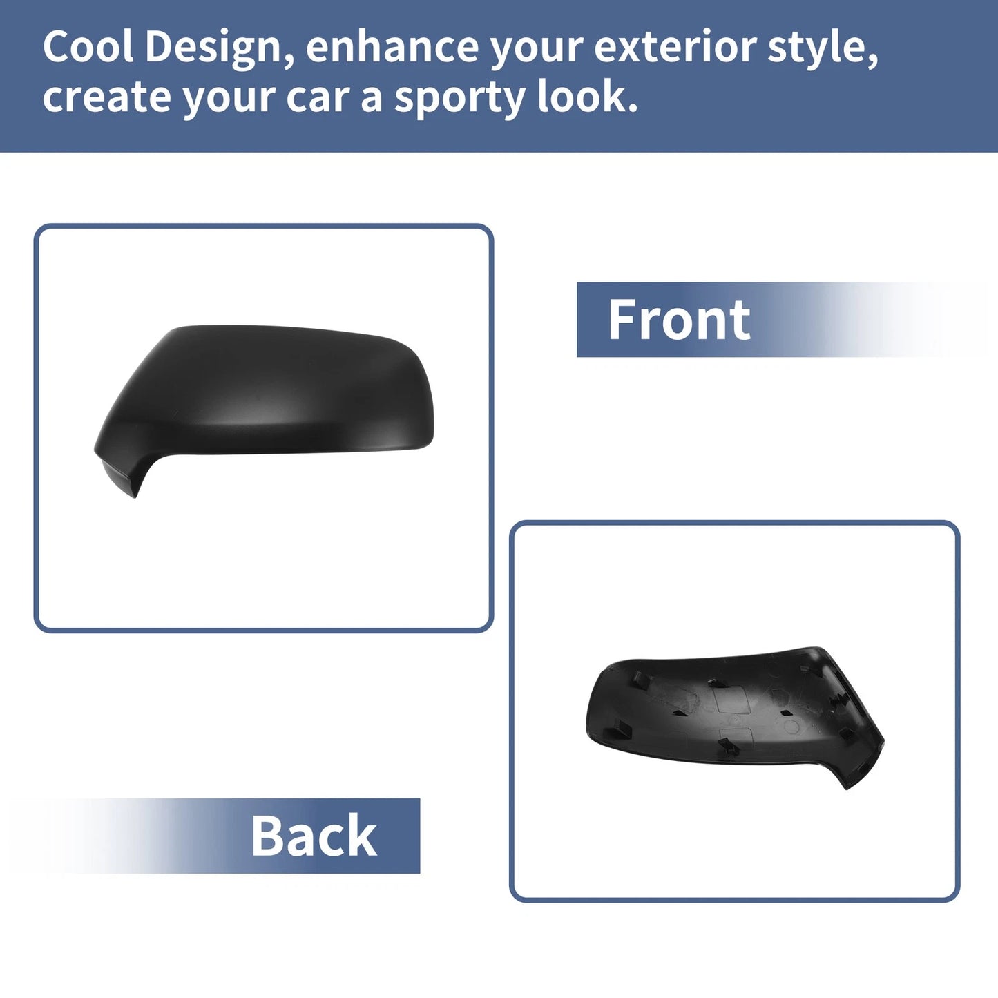 Left Passenger Side Mirror Cover for CITROEN C3 PICASSO (2009-2017)