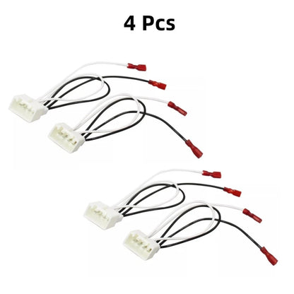 4 x Car Speaker Connector Harness Adapter for Ford Escape, Mustang, Mazda (2001-2012)