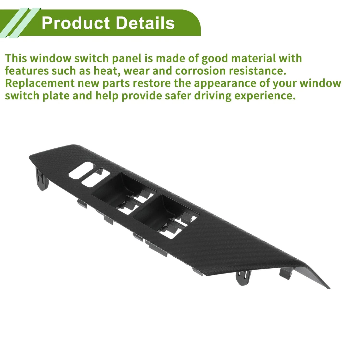 Front Left Window Switch Bezel Cover for Toyota RAV4 (2013-2018)