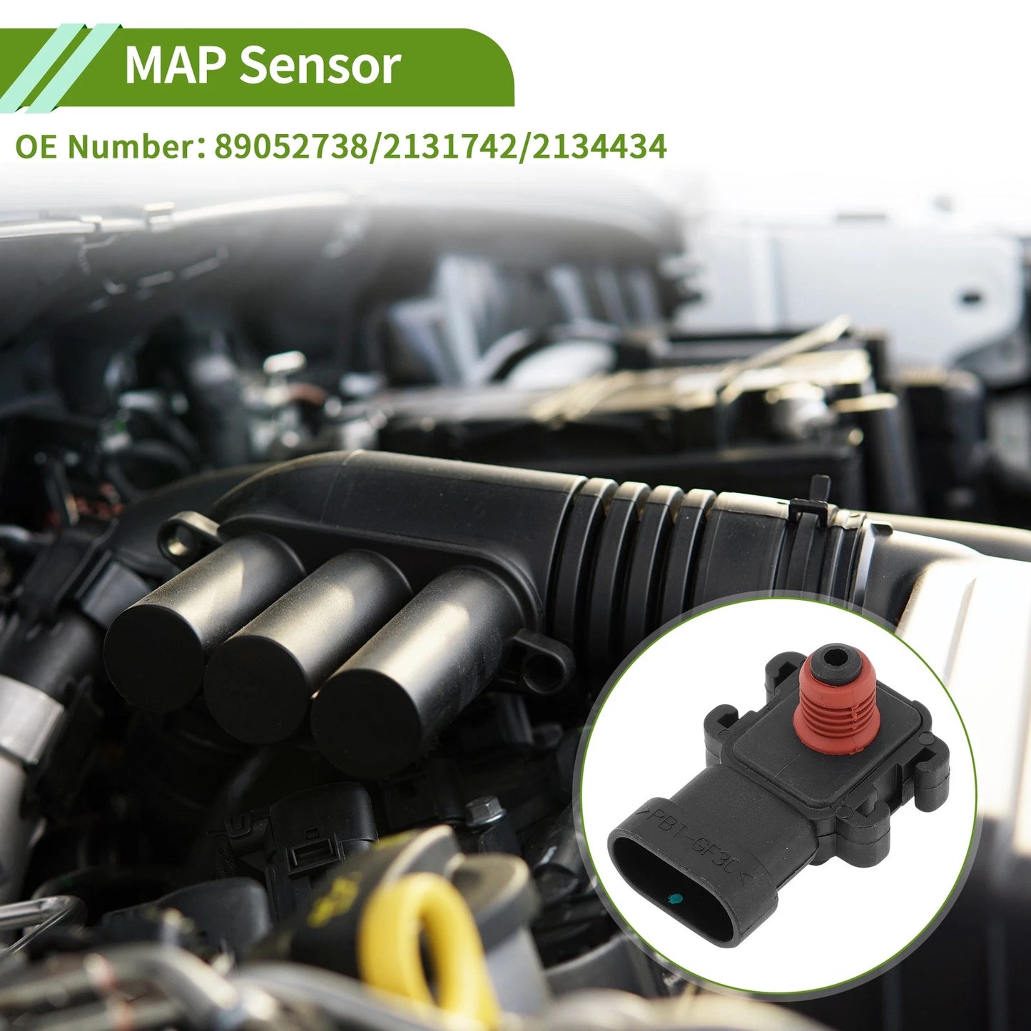 4.3 Manifold Absolute Pressure Sensor for GMC Sierra 1500 (1999 - 2007)