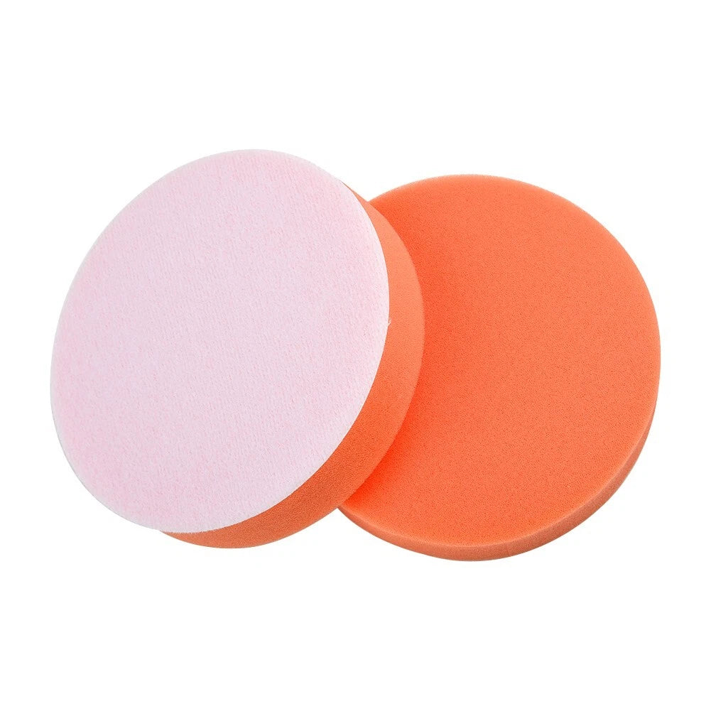 4pc 125mm/5in Car Polishing Buffing Pad Flat Sponge Polisher Buffer Pads