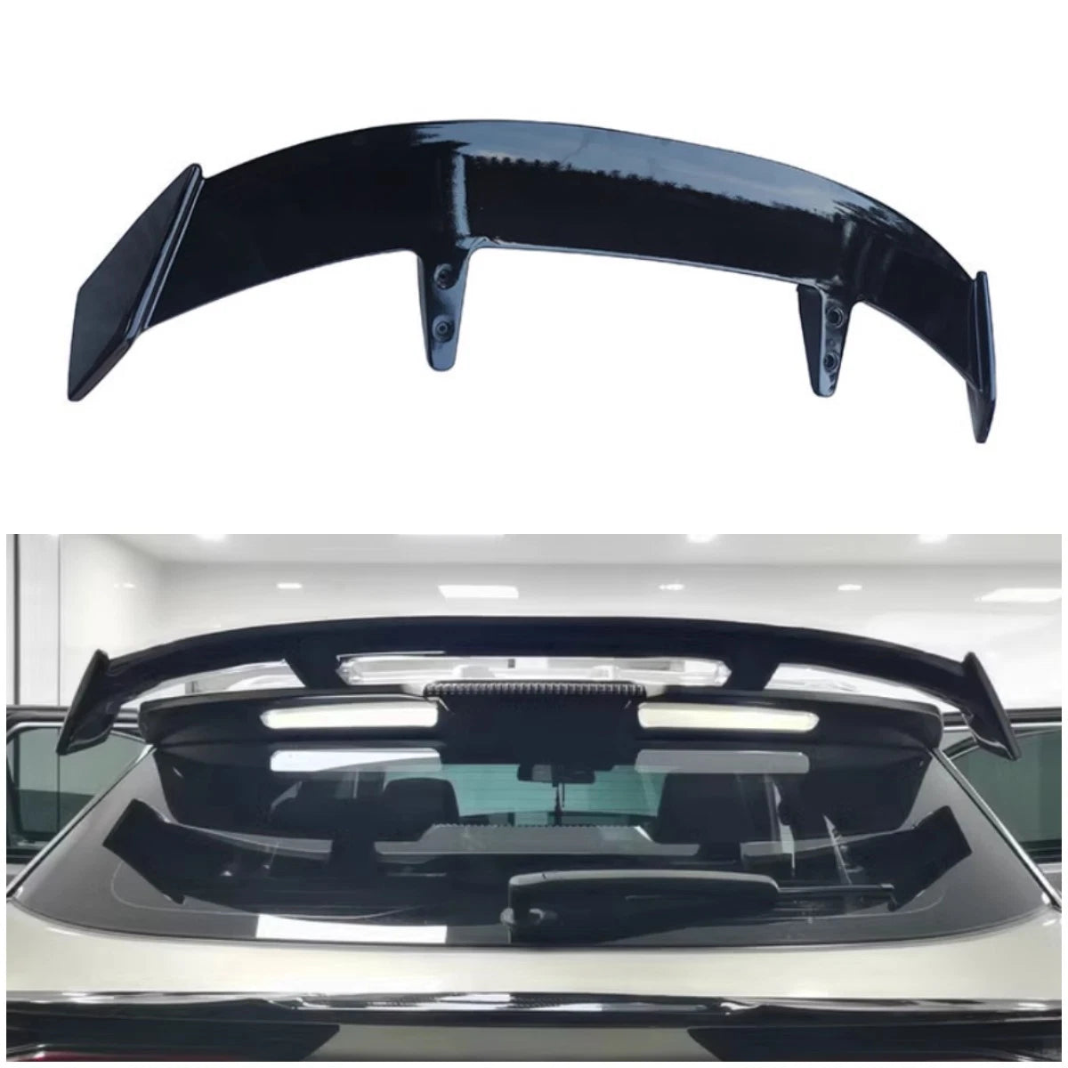 52'' Glossy Black Rear Trunk Spoiler Wing for Mazda 3 Hatchback (2004-2013)