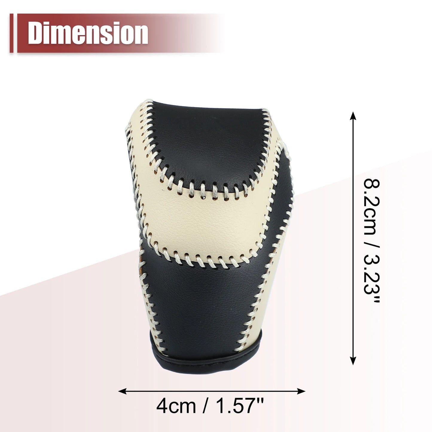 Black Gear Shift Knob Cover for Toyota Land Cruiser Prado (2003-2023)