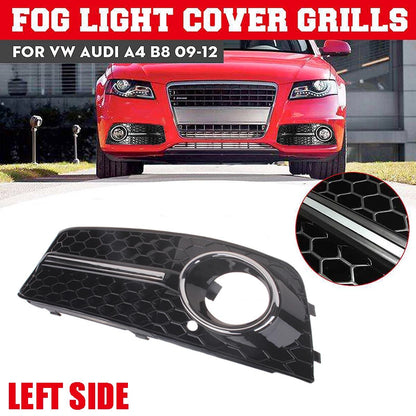 Honey Comb Fog Light Cover Grille for Audi A4 B8 (2009-2012)