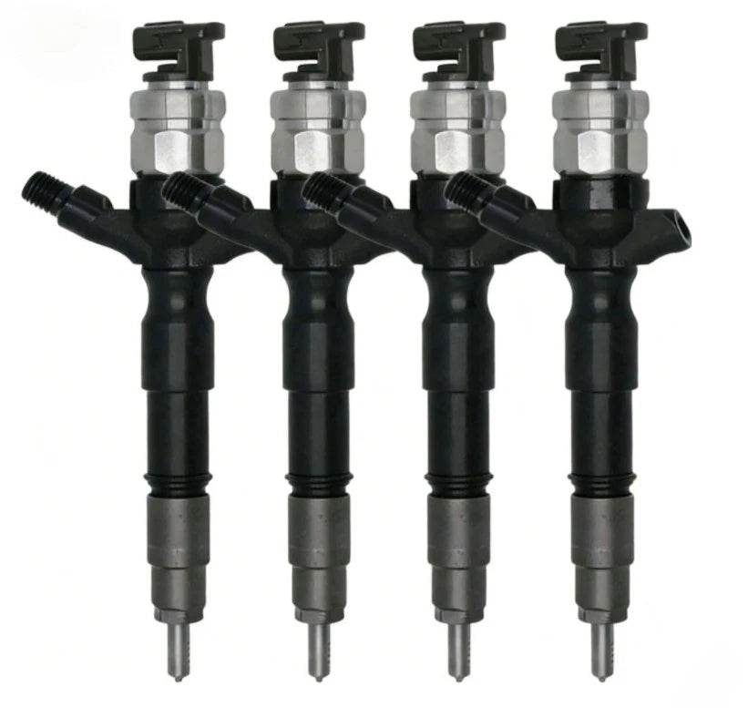 Fuel Injector 4x for Toyota Hilux Hiace D4D 1KD-FTV 2KD-FTV (2004–2023)