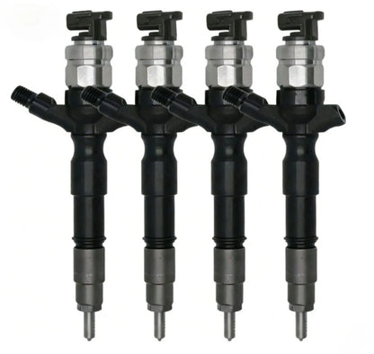 Fuel Injector 4x for Toyota Hilux Hiace D4D 1KD-FTV 2KD-FTV (2004–2023)