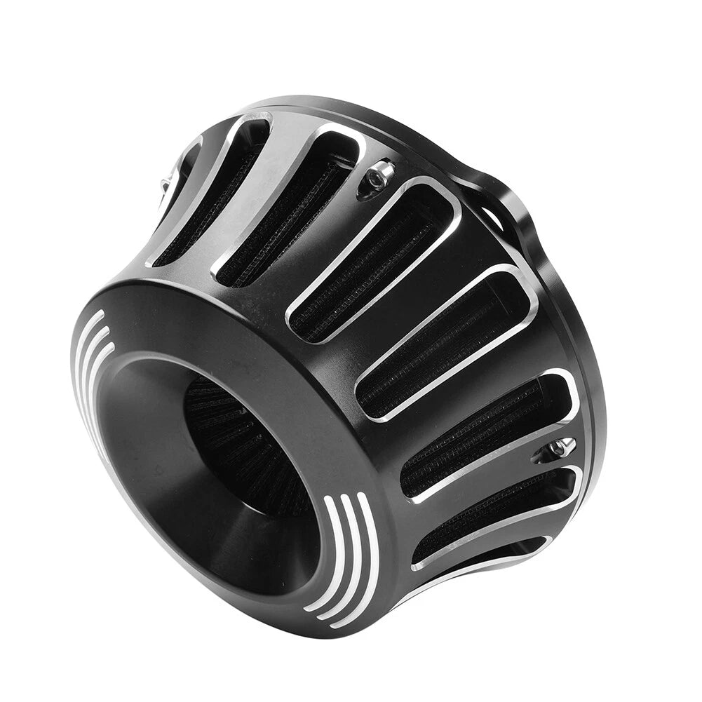 Black Air Cleaner Intake Filter Kit for Harley Sportster XL883 XL1200 (2004-2023)