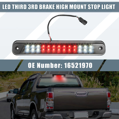 High Mount Stop Light for Chevy Silverado (1994 - 1998) Black Housing Smoked Lens