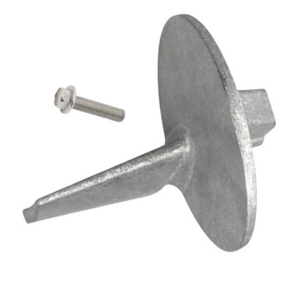 Zinc Anode Trim Tab for Mercury 18-6014, 40-60HP, Compatible Models
