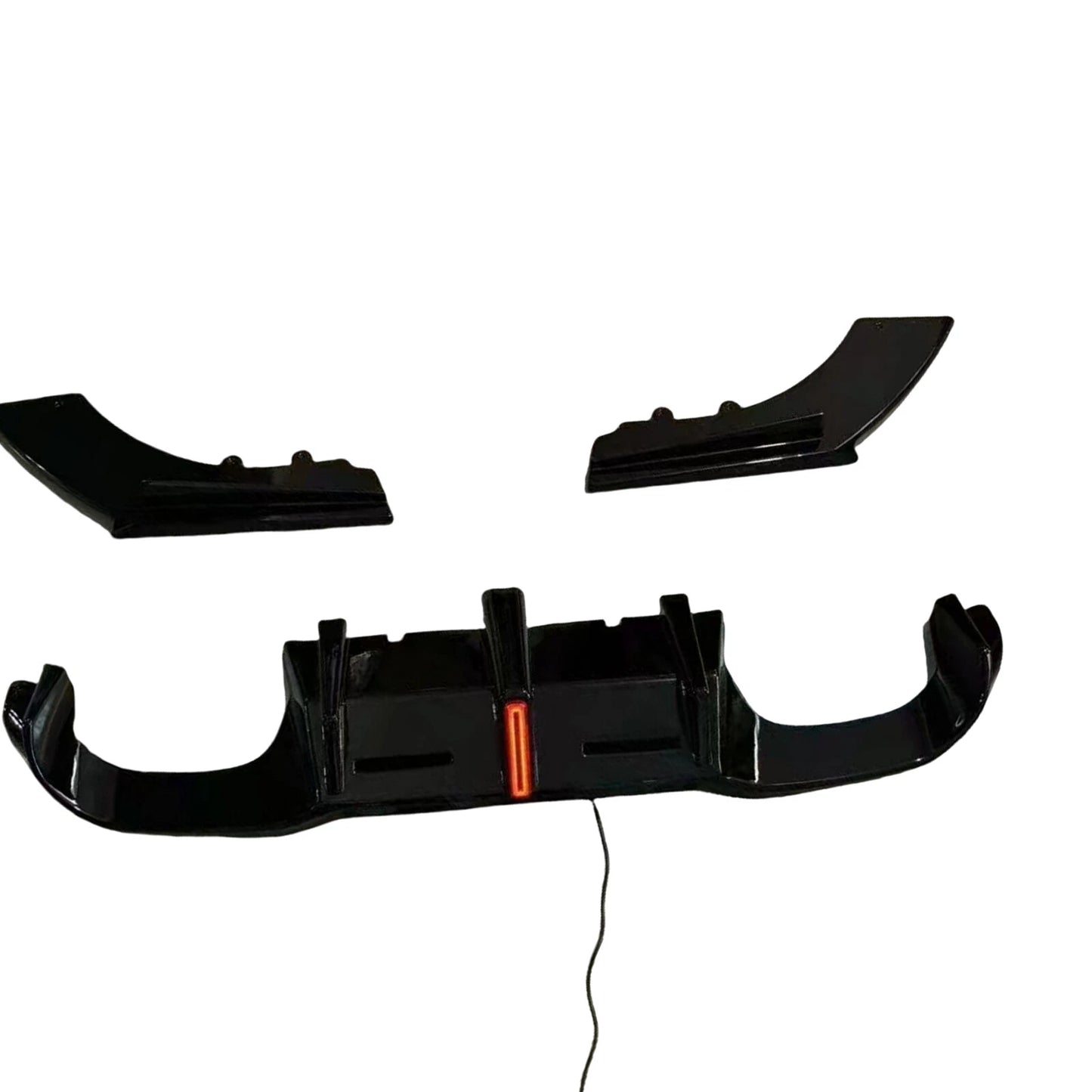 Rear Bumper Diffuser Lip w/ Lights for BMW 2 Series F87 M2 (2016-2022)