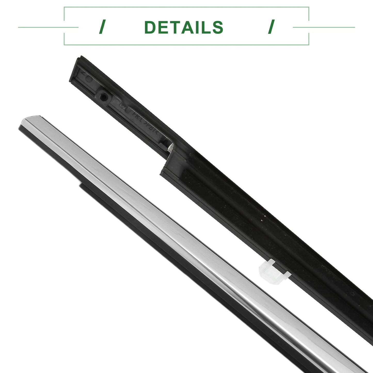 Front Left & Right Weatherstrip Window Seals for Honda Accord (2003-2007)