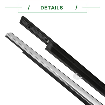 Front Left & Right Weatherstrip Window Seals for Honda Accord (2003-2007)