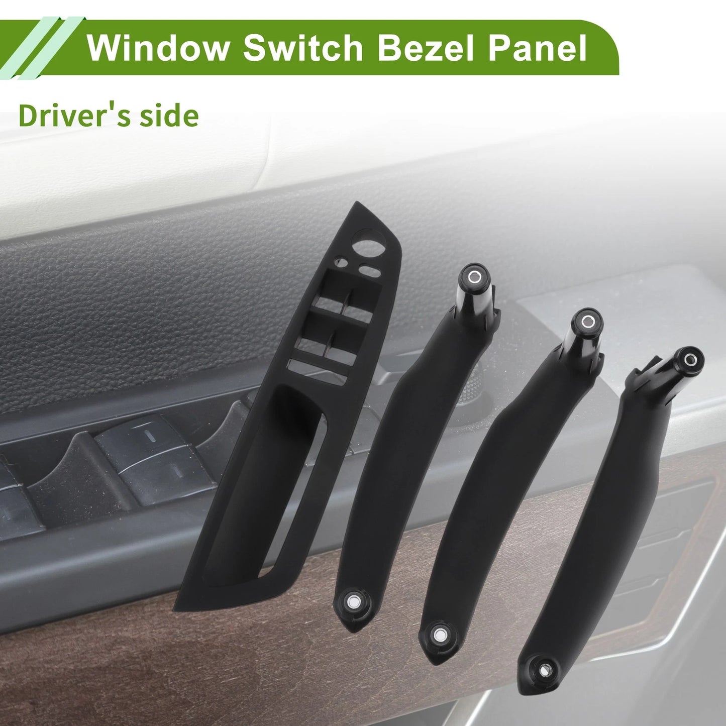 1 Set Driver's Side Window Switch Bezel Cover for BMW X5 (2008 - 2013)