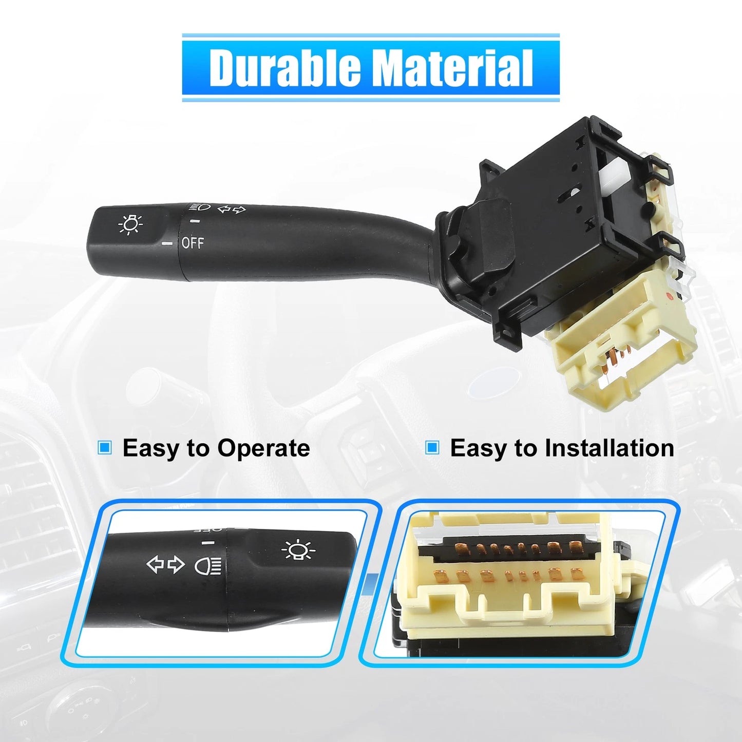 Multifunction Turn Signal Switch for Toyota Corolla RAV4 Tacoma (2000-2023)
